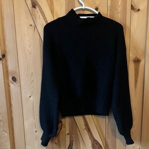 American Eagle Outfitters Black Turtleneck Sweater